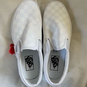 NWT Vans Checkerboard Slip-ons